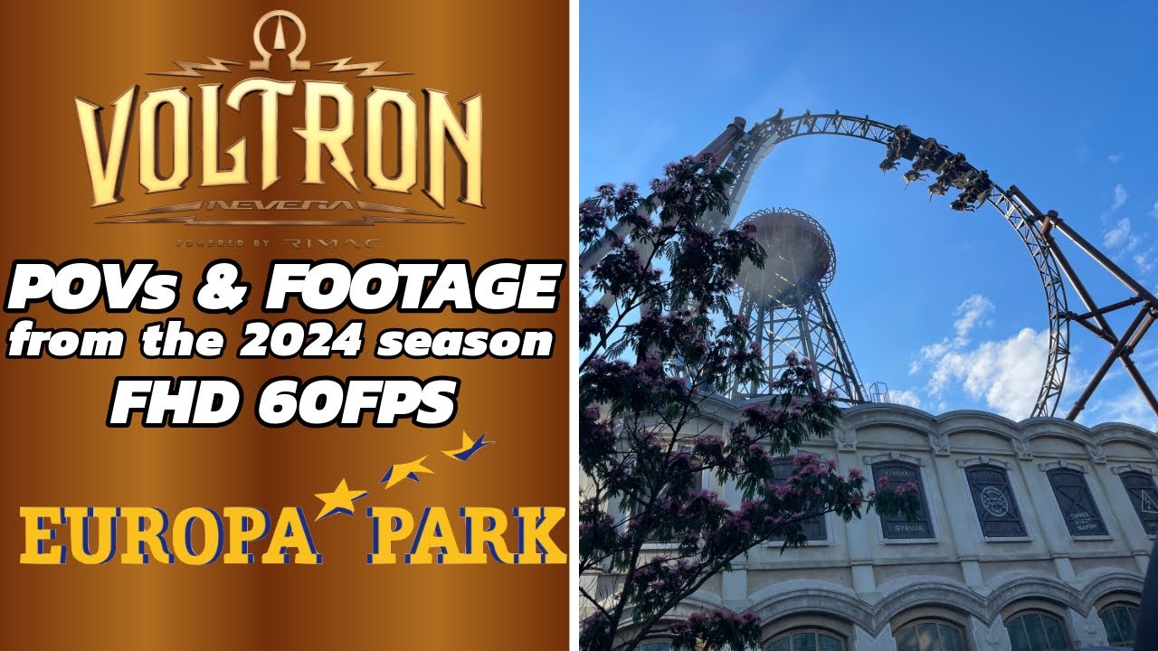 Voltron Nevera at Europa Park | Footage from the 2024 Season | Mack Rides Stryker Coaster
