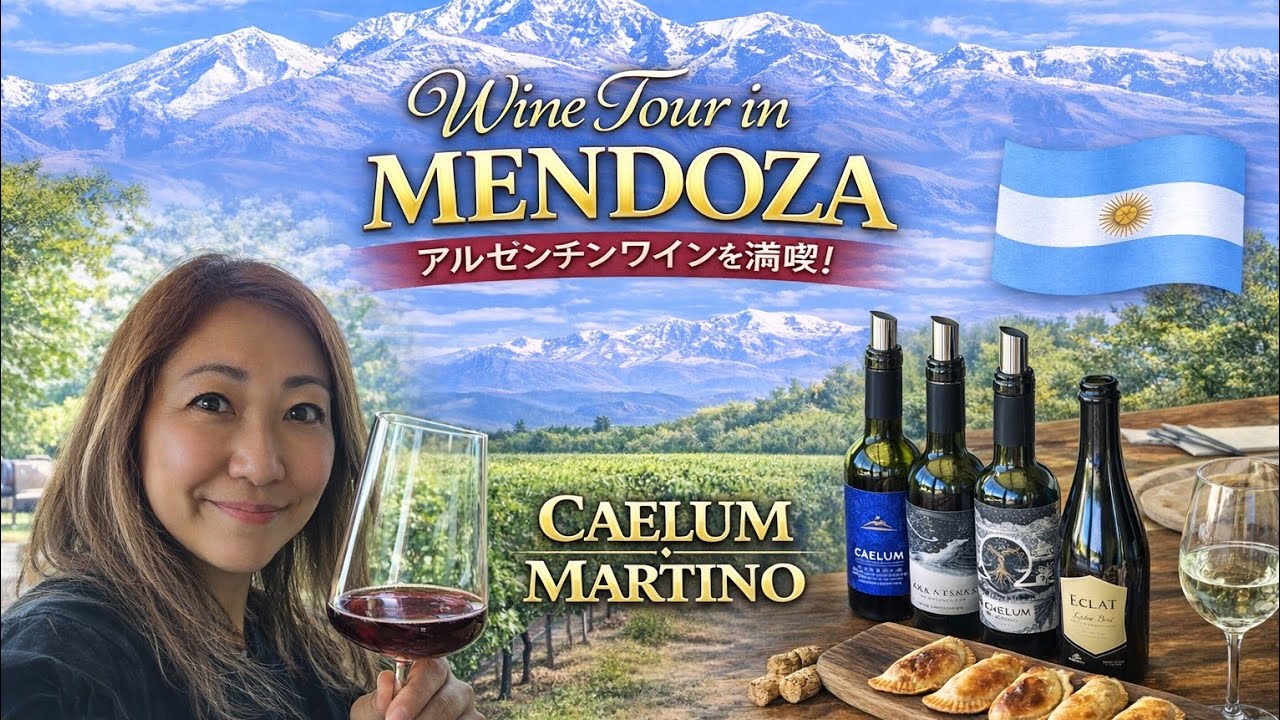 Explore Mendoza’s Finest🇦🇷: Caelum & Martino Winery /アルゼンチン•メンドーサの魅力を巡る：カエルム & マルティノ ワイナリー紹介