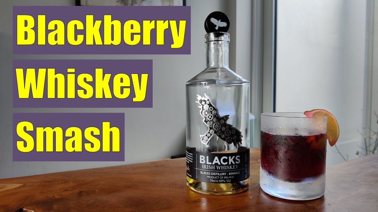 BLACKBERRY WHISKEY SMASH | Cocktail Recipe