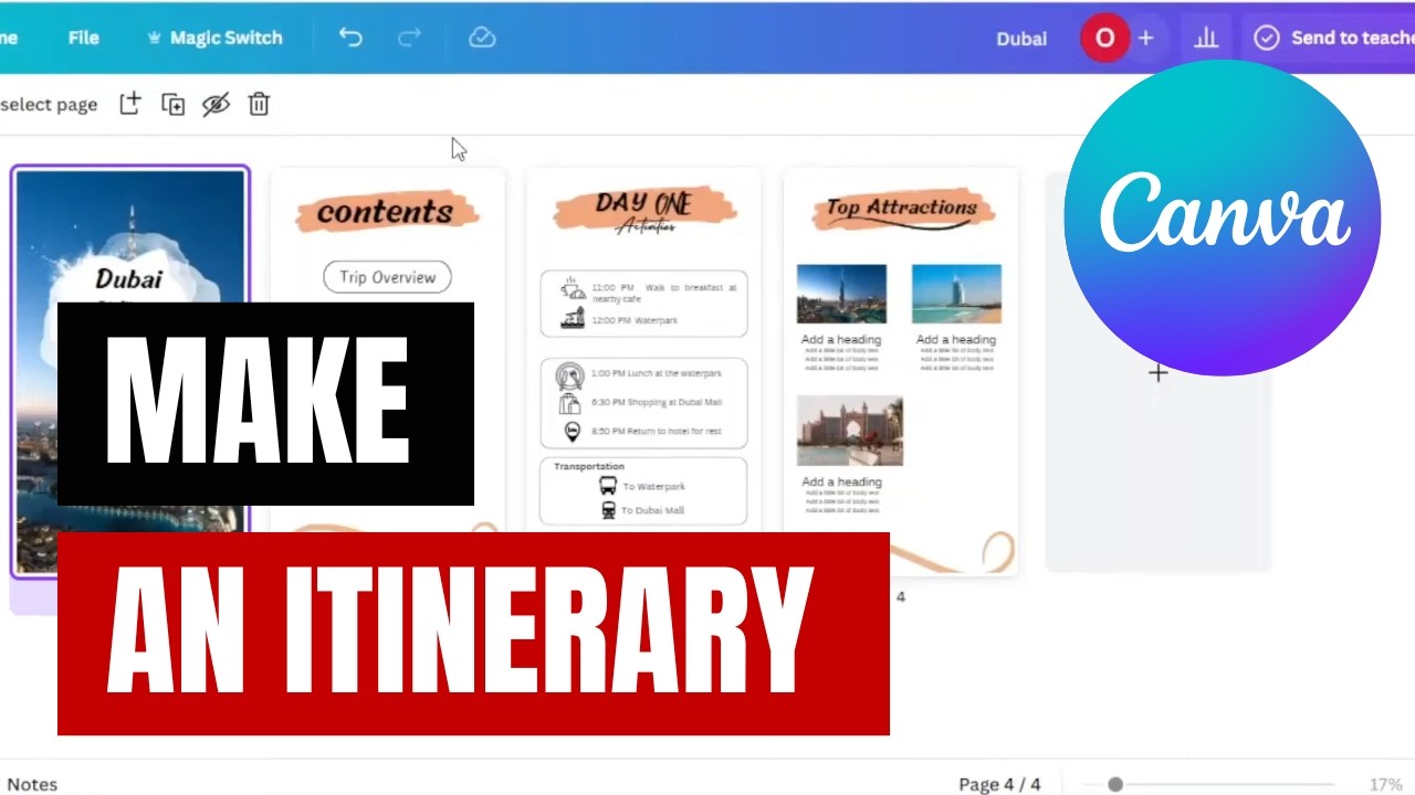 Как создать маршрут на Canva: пошаговое руководство
