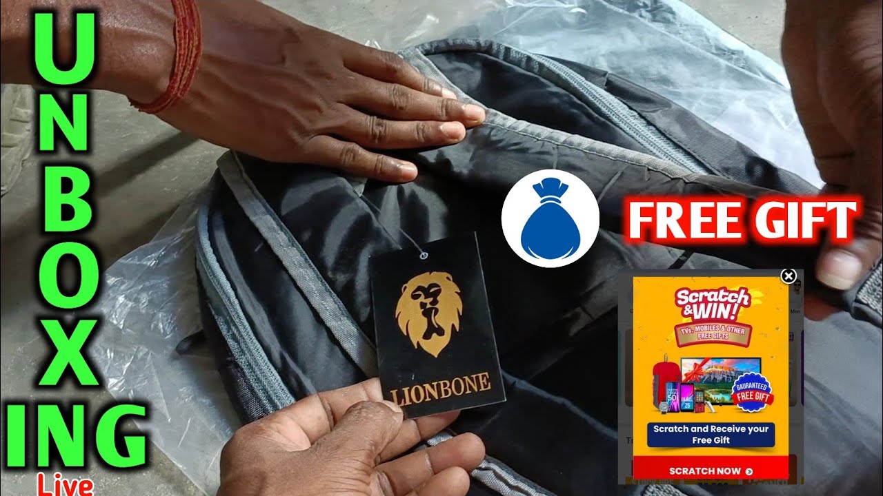 Dhani Free Gift 🎁 Unboxing Live / Dhani New Offer Scratch & Win Kaise Jite / Free Mein Bag