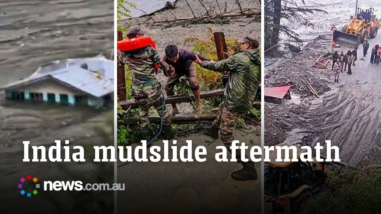 Landslides, blocked roads hamper Indian flood rescue effort