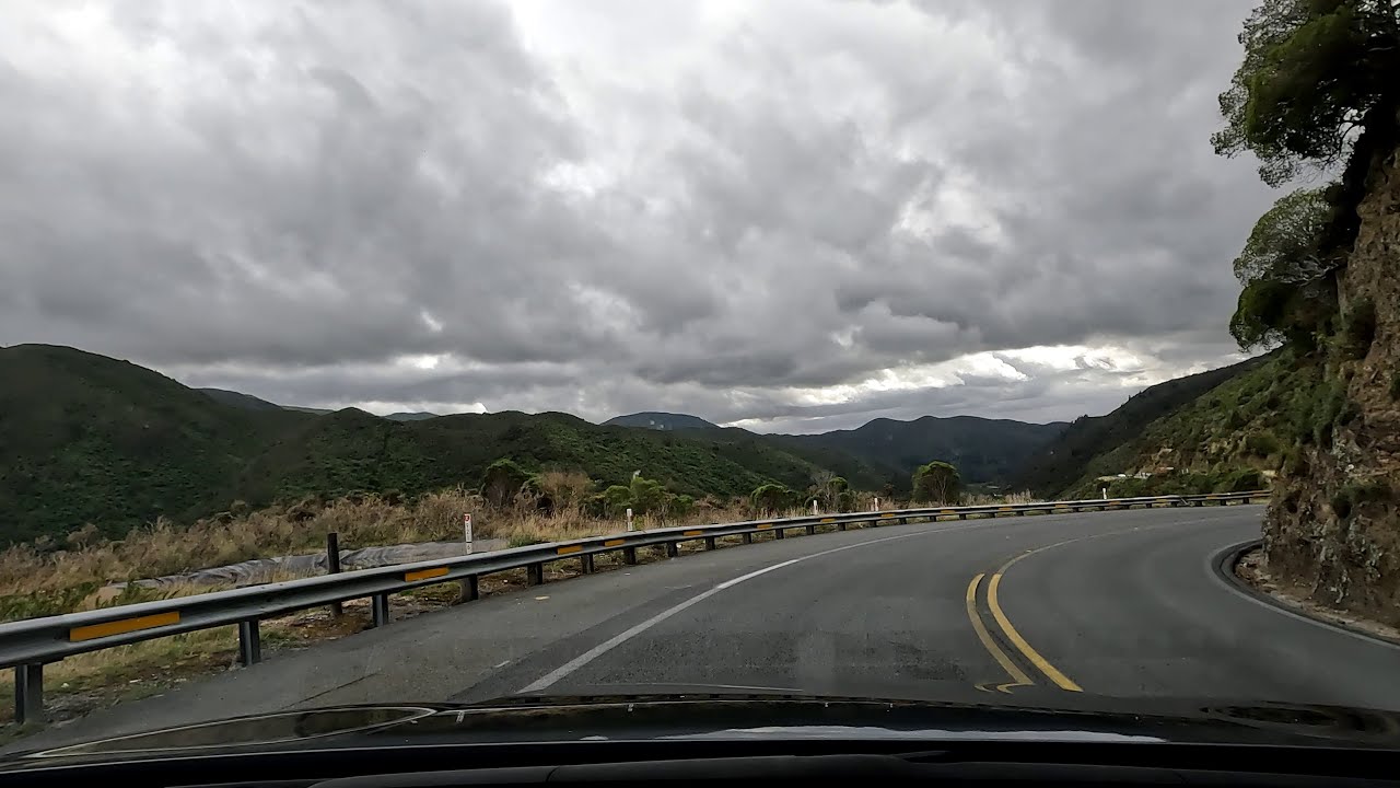 Driving with the Mountain New Zealand Wellington to Carterton Late Summer 2024