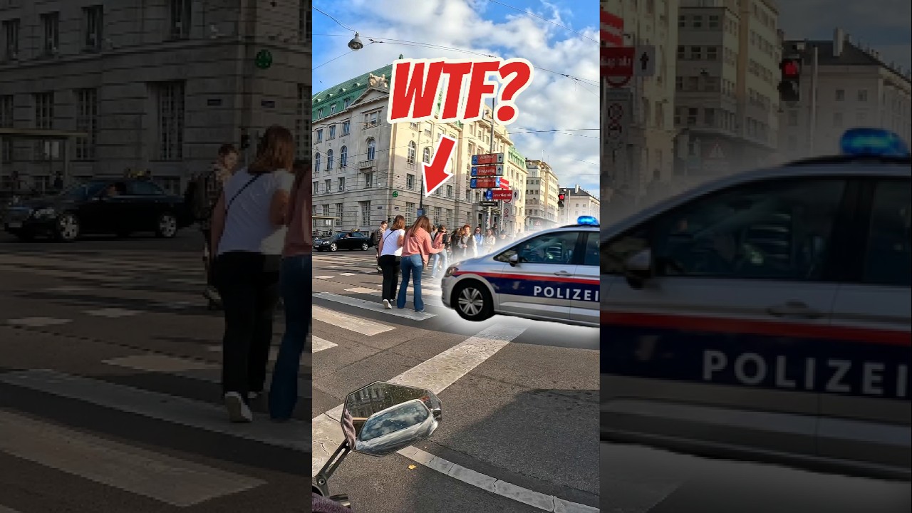 Immer diese Touristen 🤦🏾&zwj;♂️ #wienistanders #polizei #vienna