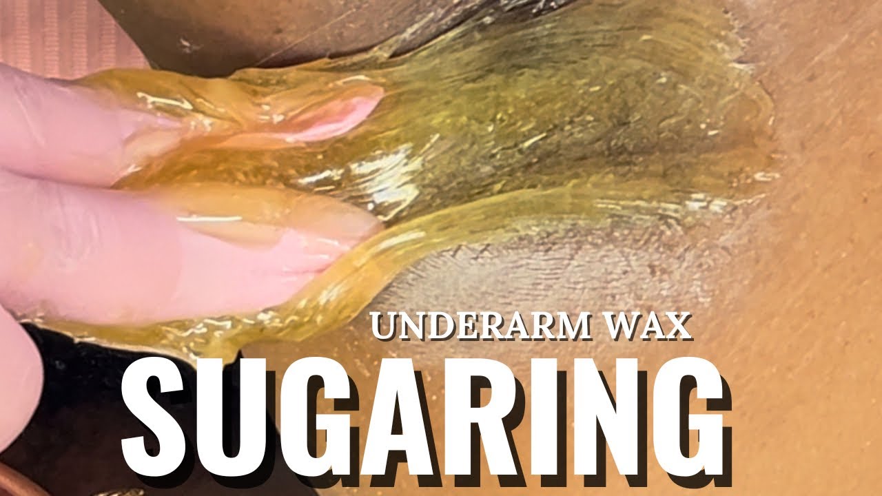 SUGARING UNDERARMS | SUGAR WAX #waxing #sugaring #hairremoval #sugarwax