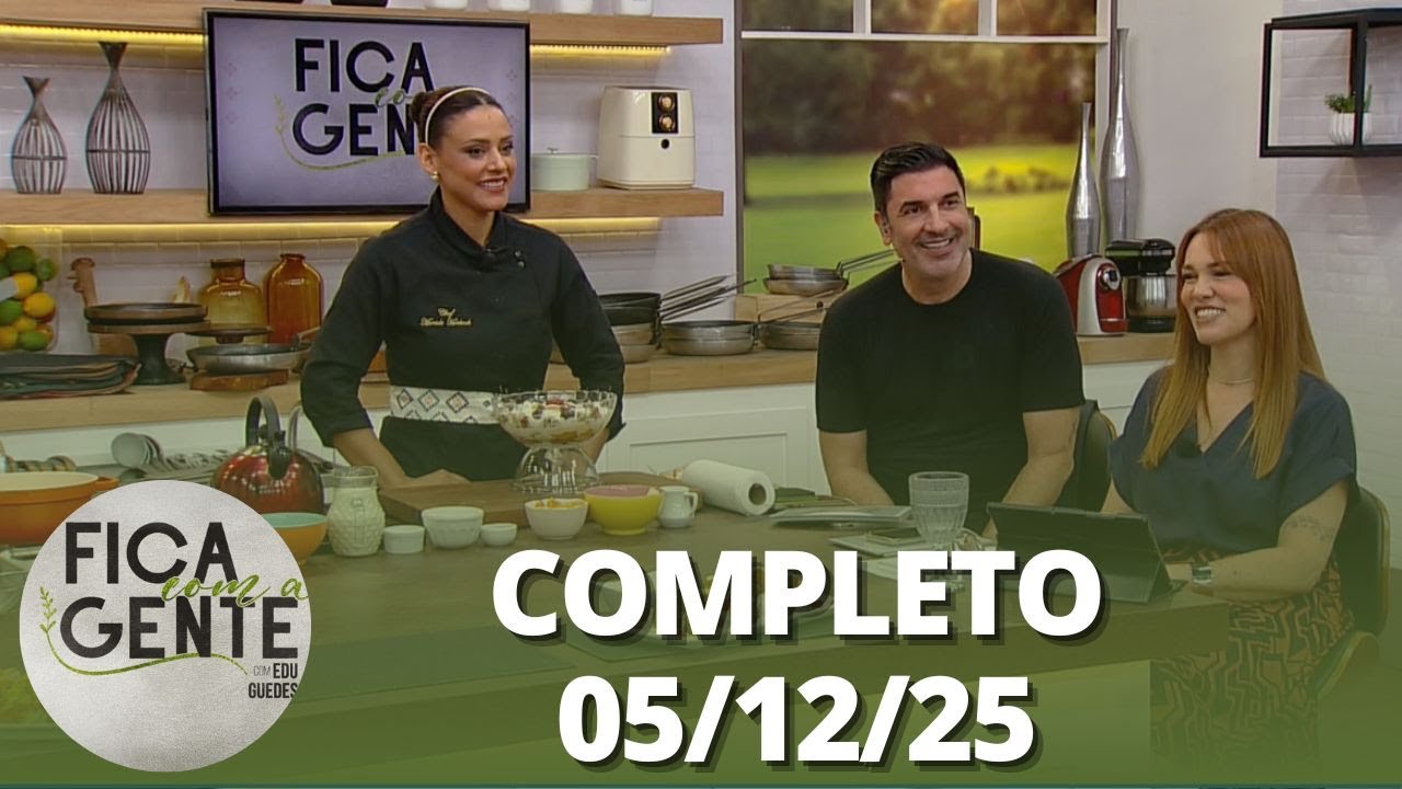 Fica com a Gente: Panetone na taça; Parmegiana de filé-mignon e mais (05/12/25) | Completo