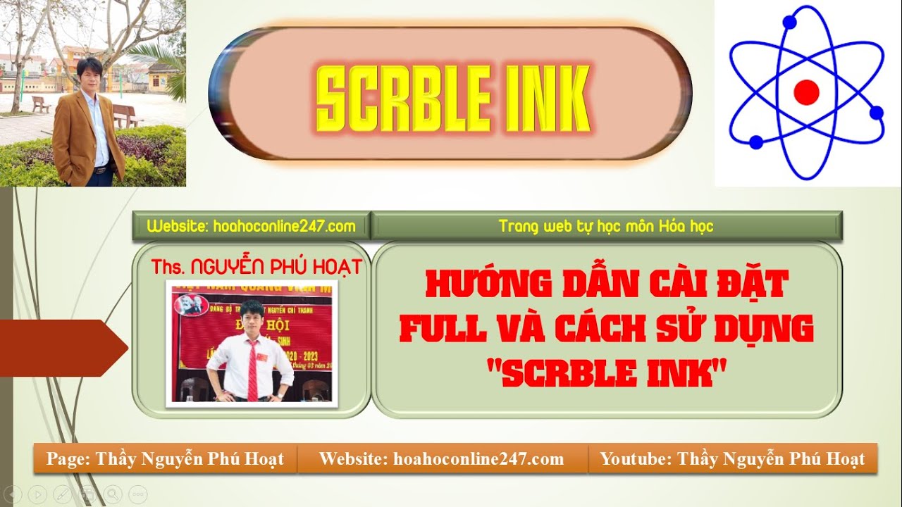 HƯỚNG DẪN CÀI ĐẶT PHẦN MỀM “SCRBLE INK” MIỄN PHÍ HỖ TRỢ DẠY HỌC ONLINE