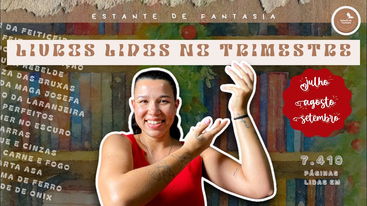 LIVROS LIDOS NO TERCEIRO TRIMESTRE DE 2025 | ESTANTE DE FANTASIA