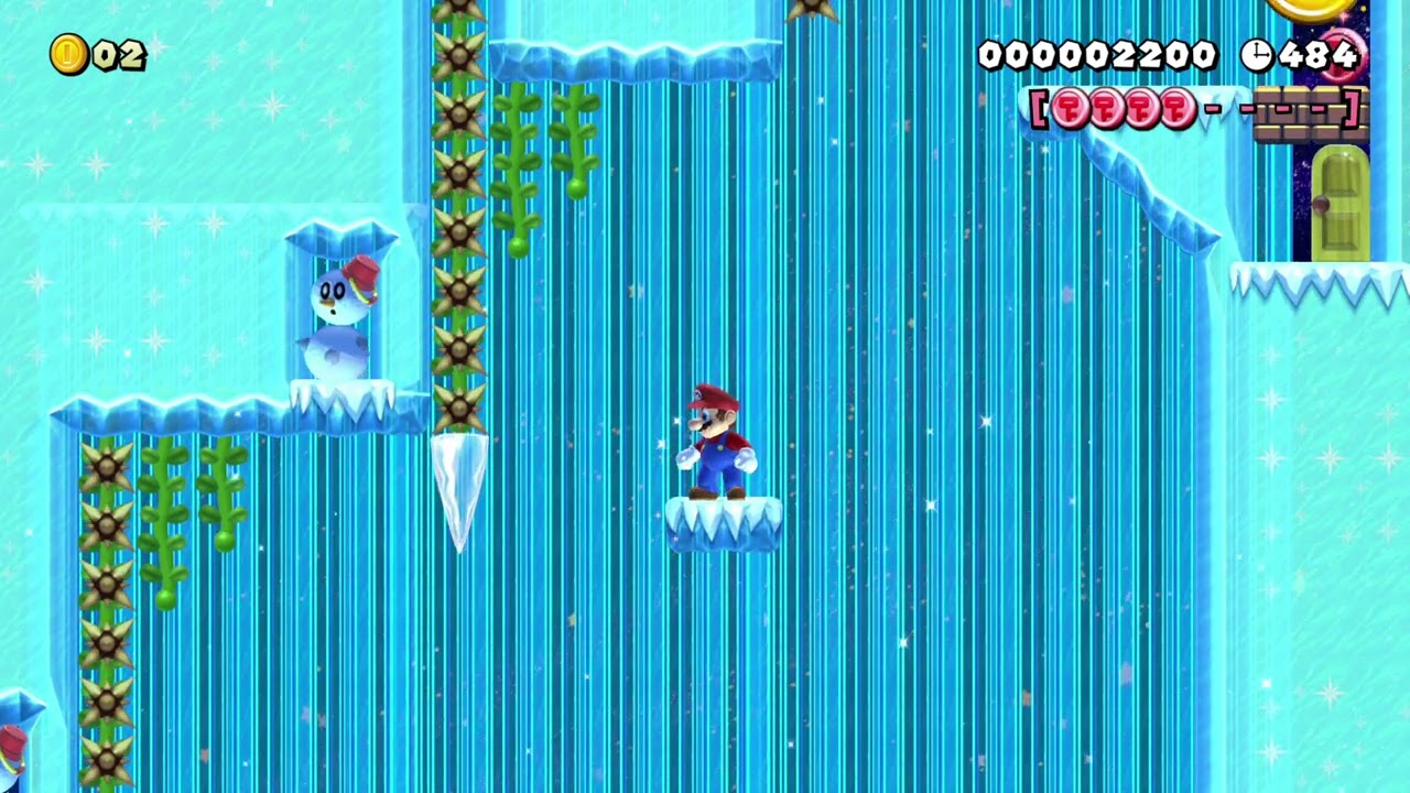 The Fire-Ice-Challenge von @lagerhaus_ - Super Mario Maker 2 Gameplay German 4K