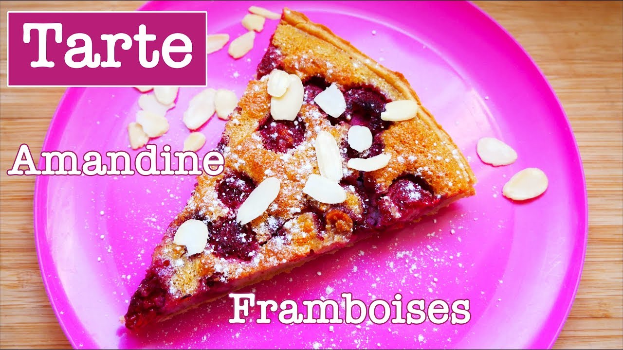 Tarte amandine framboises facile 🤤