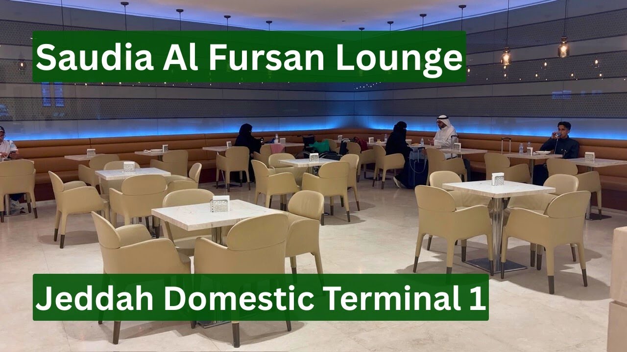 SAUDIA Business Class Pre-flight Lounge Experience (Jeddah Domestic)