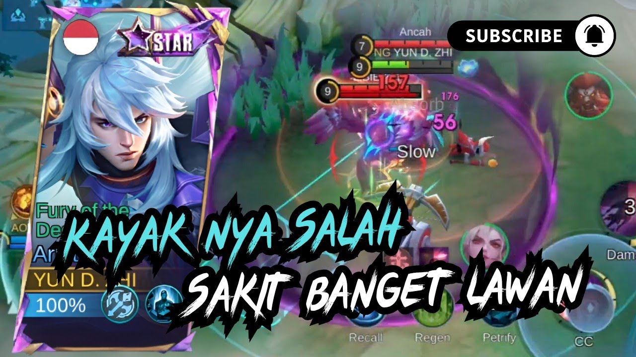 Tebel Banget Lawan Nya Suka Kabur Pula - Mobile Legends: Bang Bang Indonesia