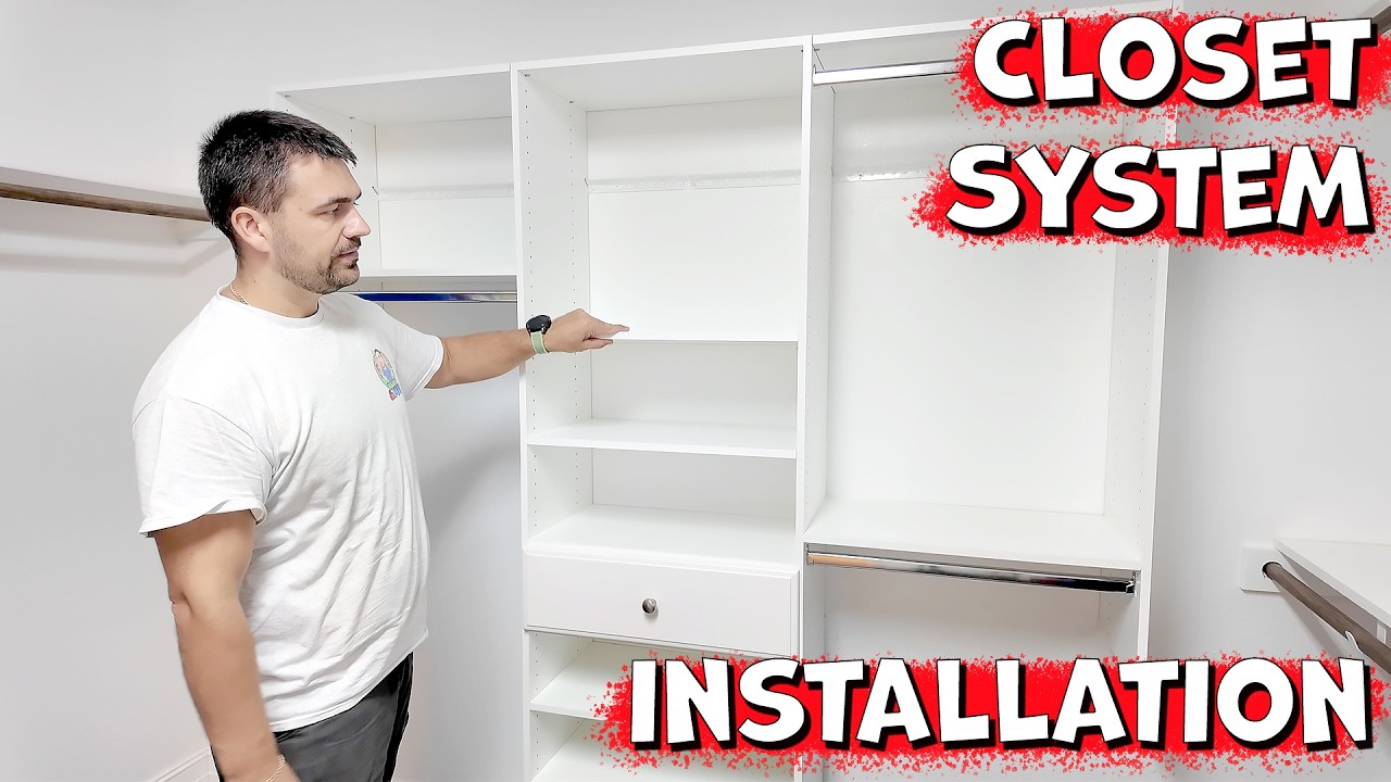 How To Install Closet Evolution Closet System Installation
