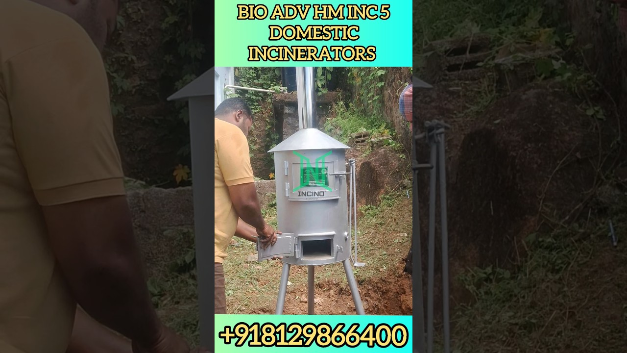 INC 5 Domestic Incinerator For 25kg Waste Burning Installed @ St Mary's School Ranji Pathanamthitta
