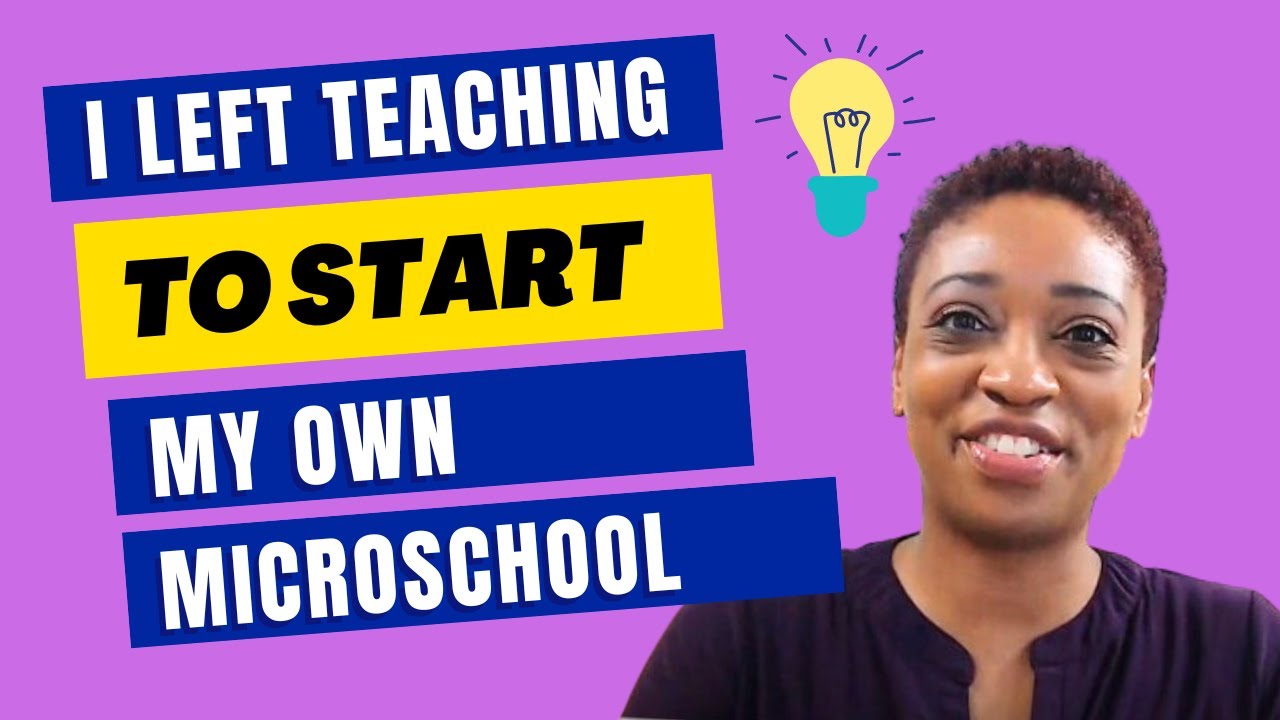 Former Teacher to Micro School Founder - Intro Video