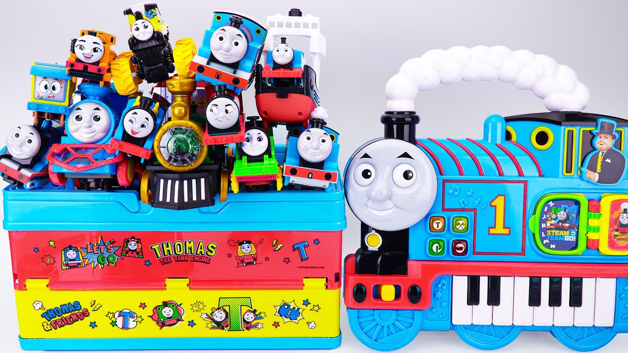 33 Minutes Satisfying with Unboxing Thomas & Friends Blue & Red  maintenance factory for unique toys