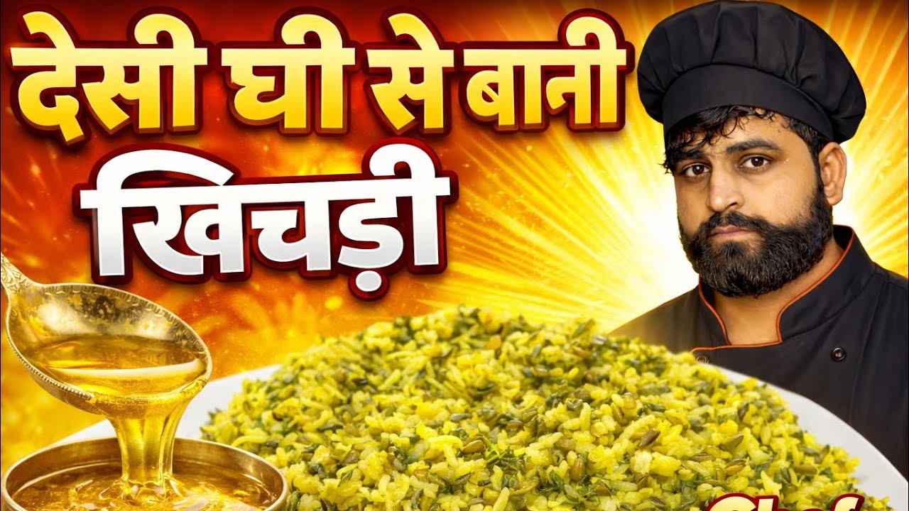 Desi Ghee Se Bani Khichdi | Simple & Healthy Homemade Recipe l Chefmrjatin #cooking 