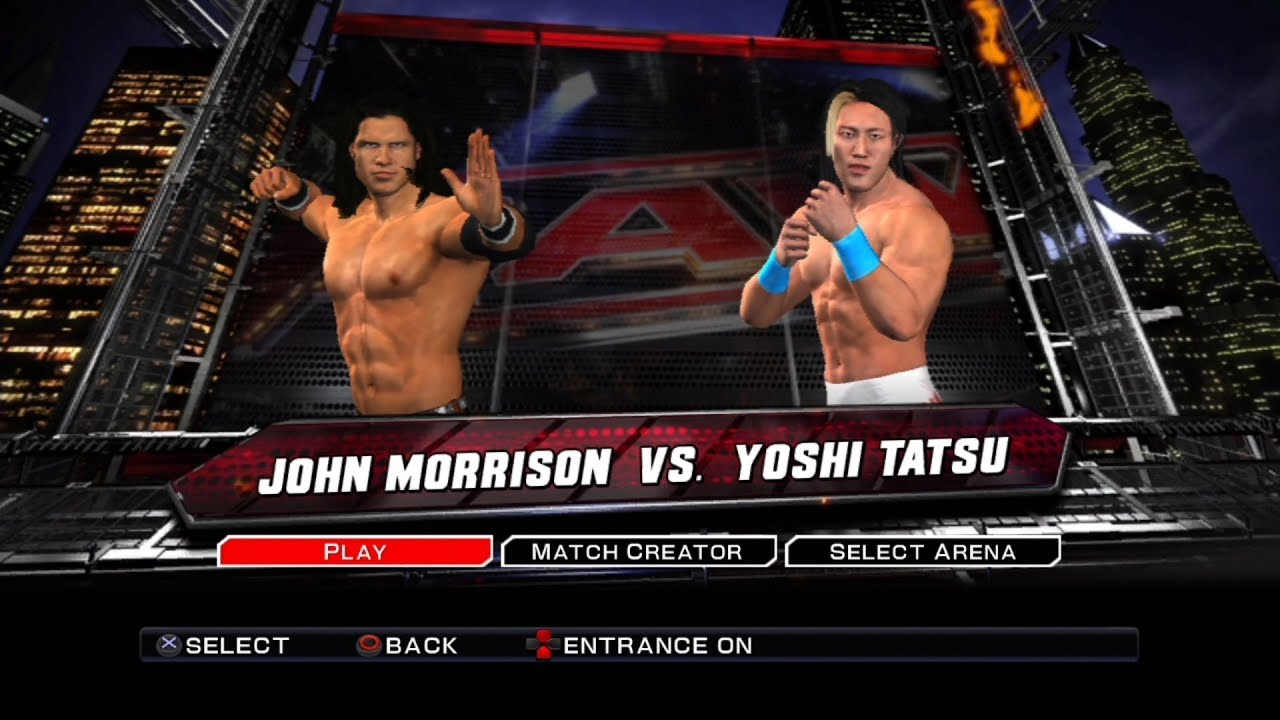 WWE SmackDown VS Raw 2011 PS3 - John Morrison VS Yoshi Tatsu