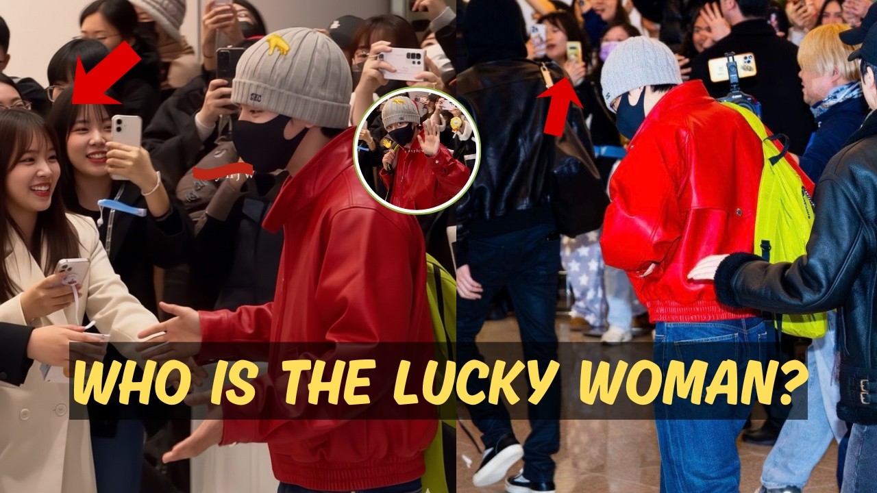From a Red Outfit to a Sincere Smile, Taehyung Shakes Incheon