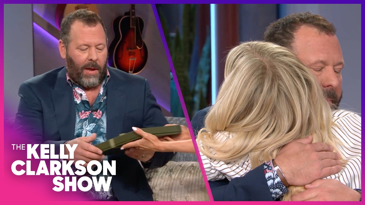 Bert Kreischer Gets Emotional From Arden Myrin's Surprise Gift