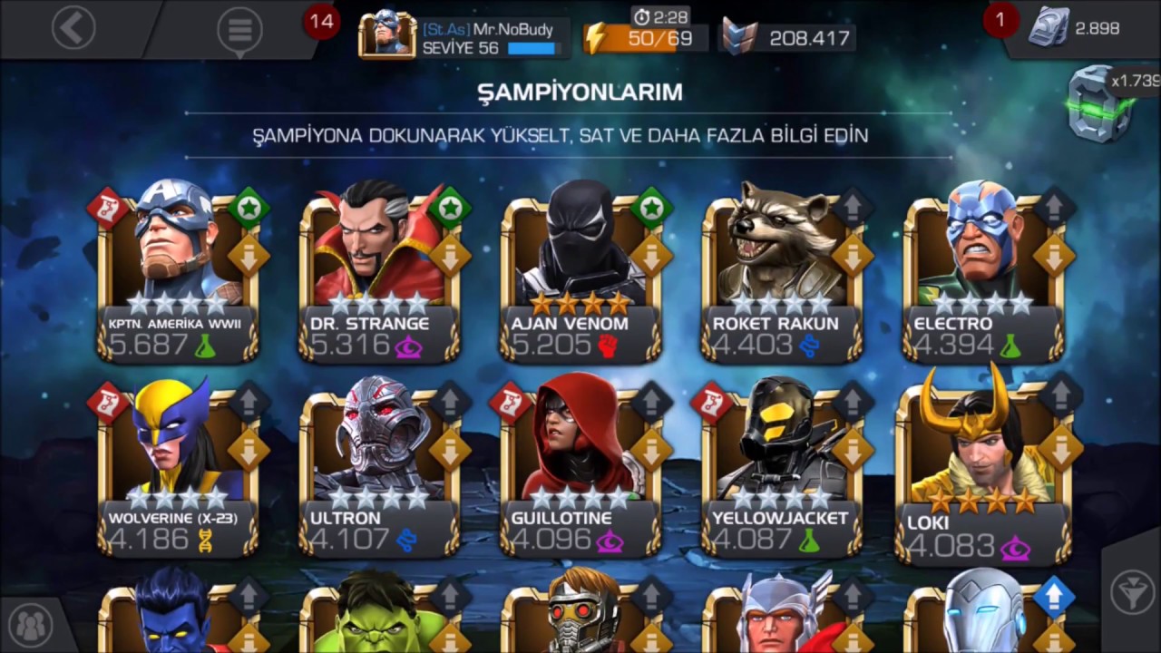 marvel rütbe düşürme