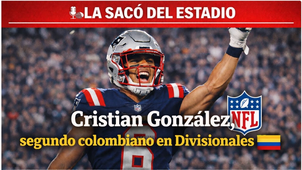 Cristian González haciendo historia: llegó a los Divisionales NFL🏈🇨🇴