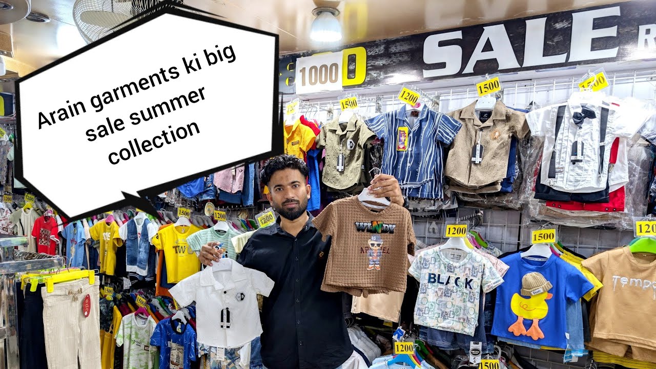 OMG big sale arain garments baba Fancy kids wear imported collection wholesale market #gulplaza