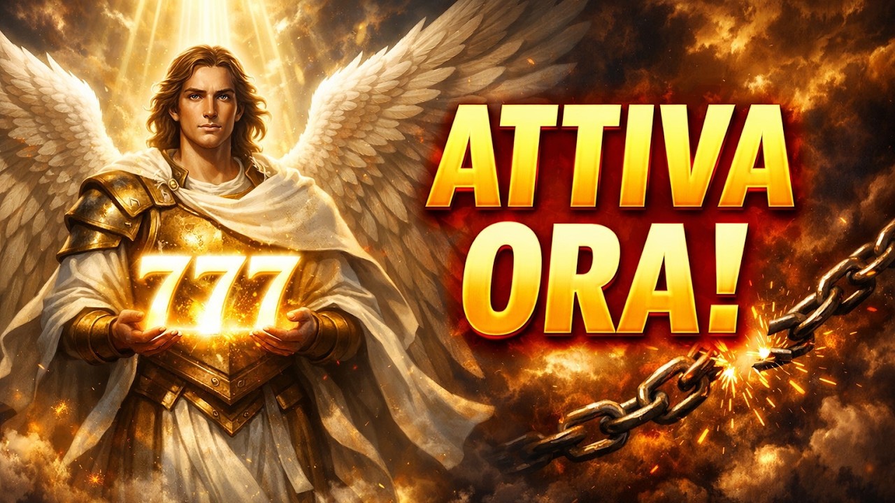 Hai 1 minuto per attivare la benedizione 777. L'Arcangelo Gabriele non aspetterà.