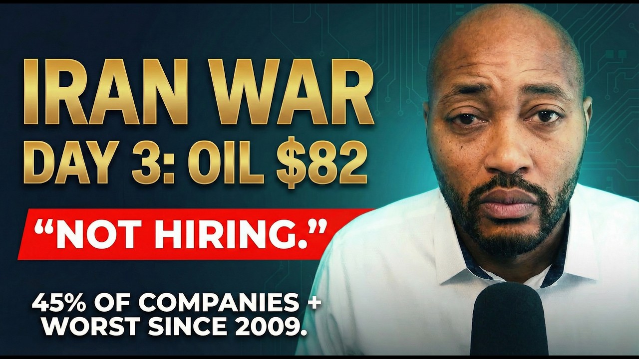 IRAN WAR Day 3: Oil Hits $82 + 45% of Companies: 