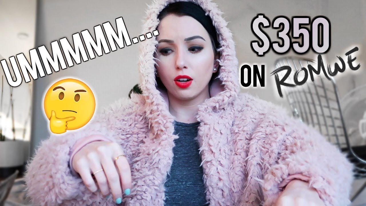 WHAT $350 ON ROMWE GETS YOU...Haul, Night Skincare Routine, How I Clean my Makeup Brushes...VLOG!