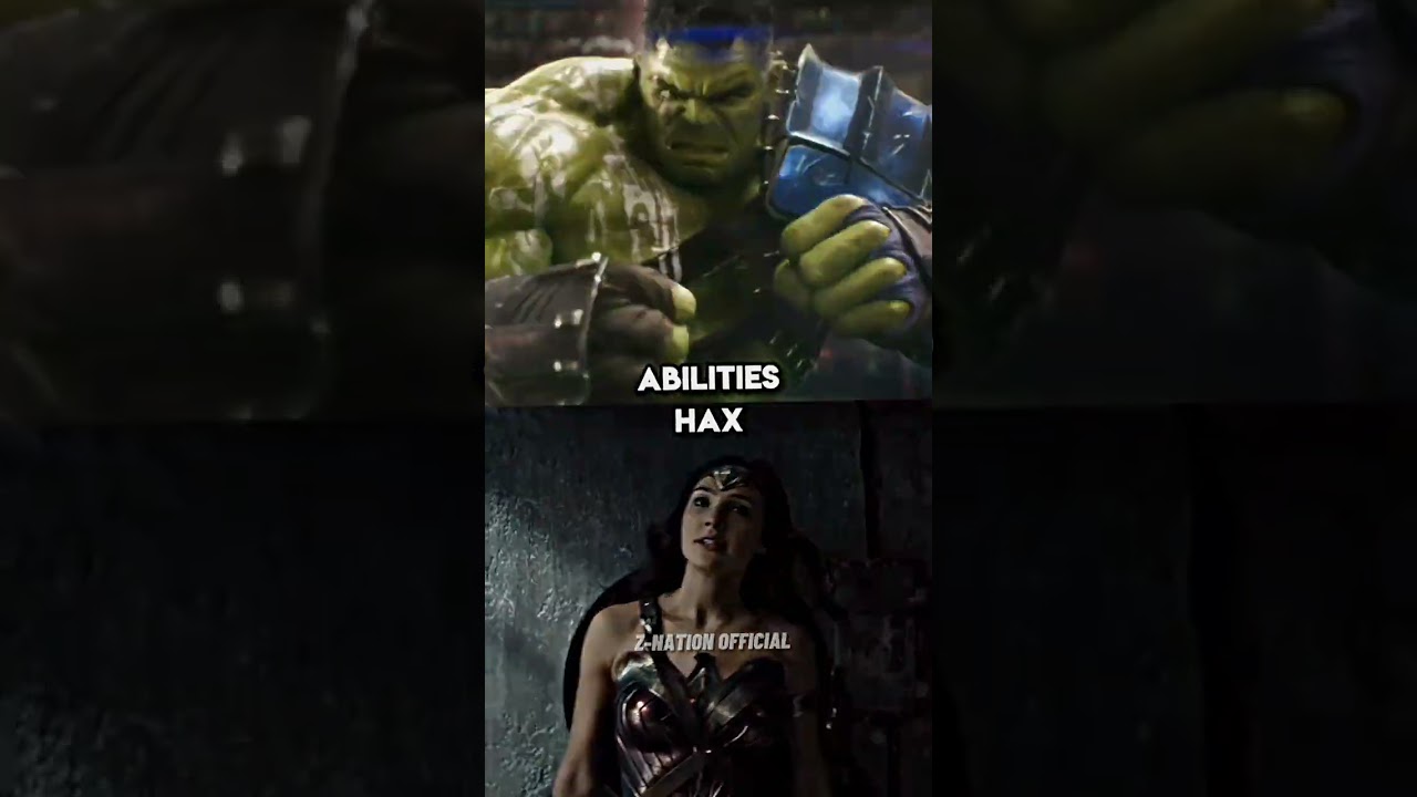 Hulk vs Wonder Woman #shorts #marvel #dc