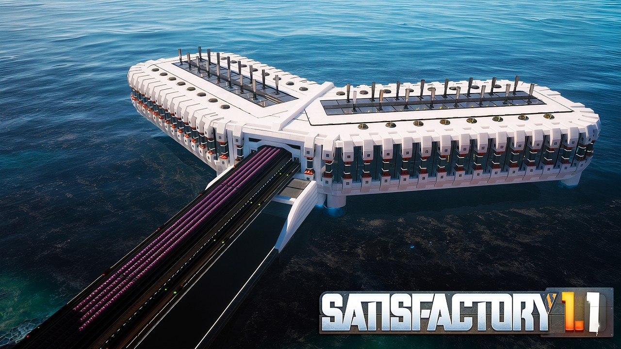 Beautiful & Practical Fuel factory | Satisfactory 1.1 (Ep17)