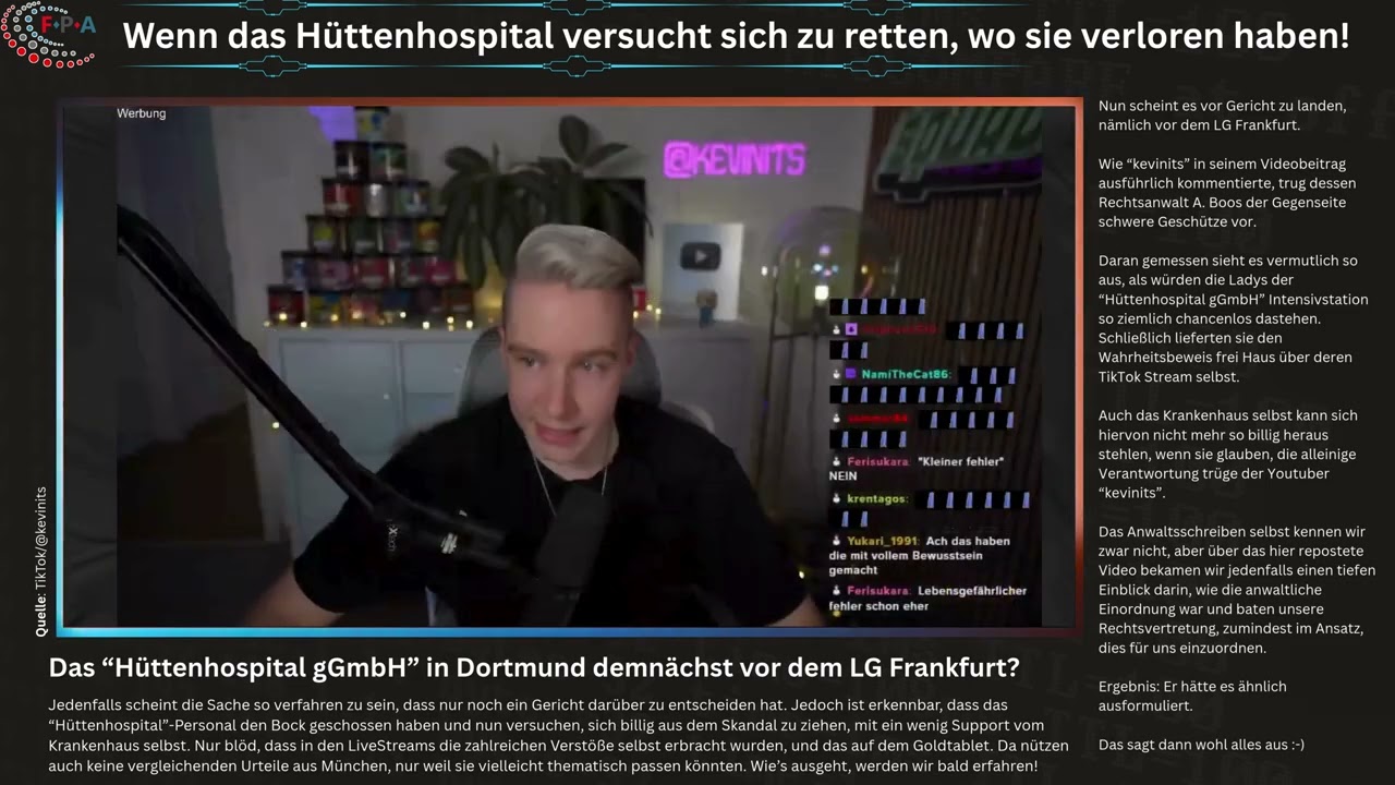 Wenn Live Streming wichtiger als Patienteninnen sind! #002