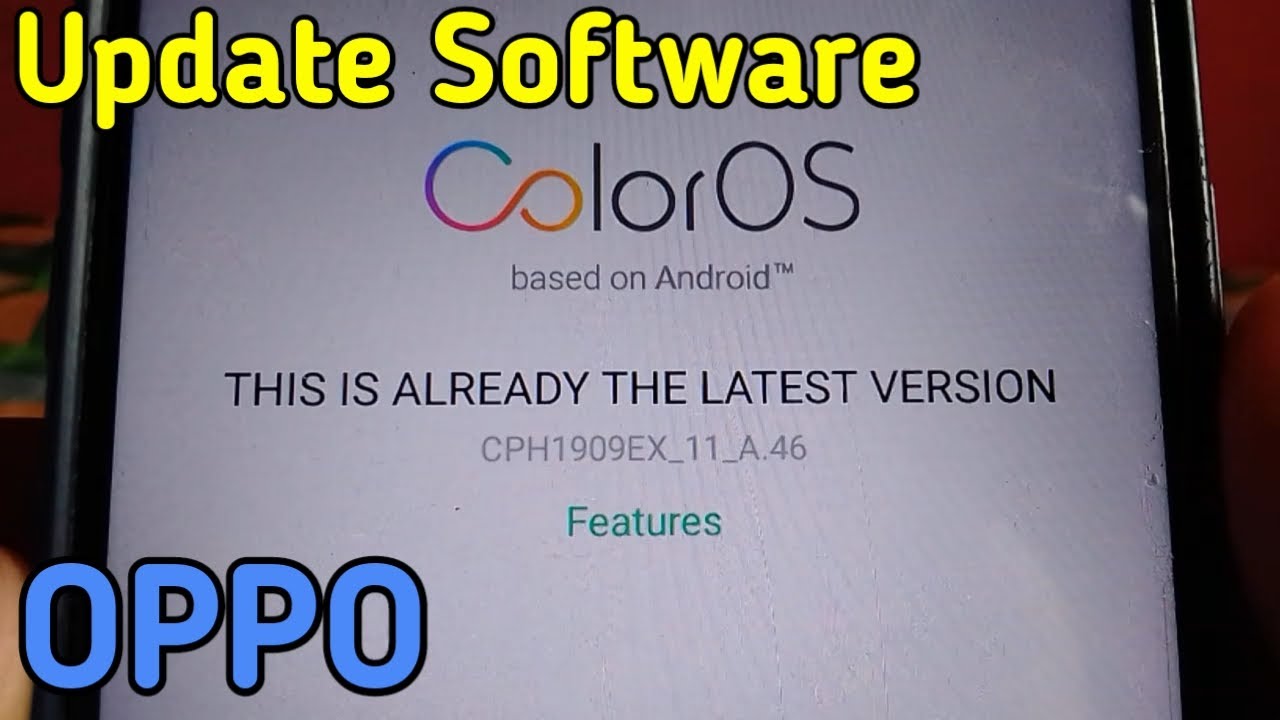 How to Update Software on OPPO A5s