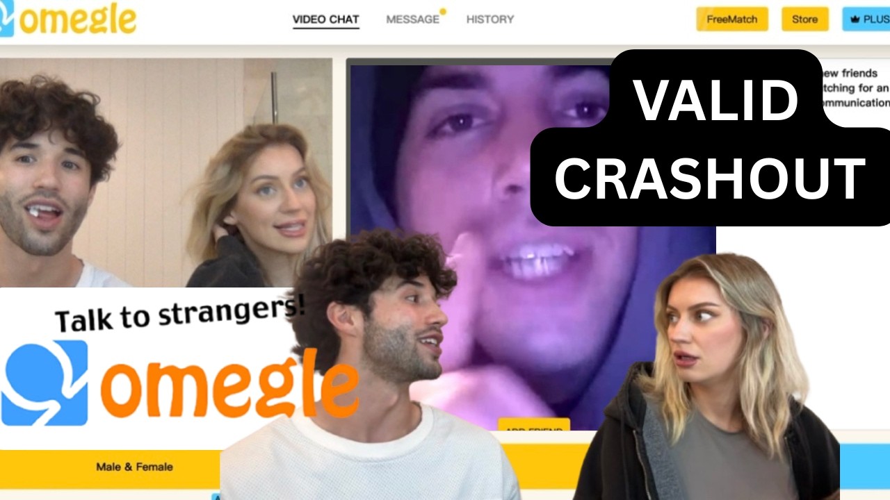 we went on OMEGLE and REGRET it. (CRASHOUT) ft. Ashly Schwan