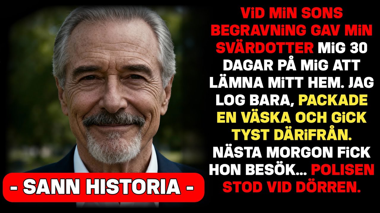 På min sons begravning sa svärdottern 'Sluta gråta, packa och försvinn' - så jag...