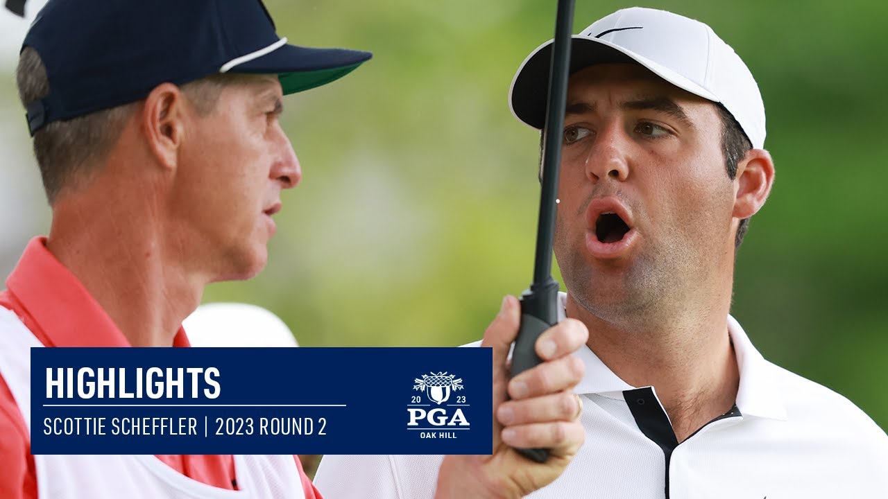 Scottie Scheffler Fires 2-Under 68 to Lead | Round 2 | 2023 PGA Championship