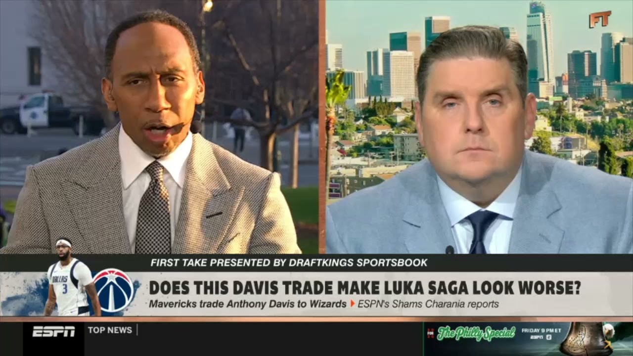 Stephen A.: Mavs’ complete return for Luka Doncic is abysmal after Anthony Davis trade | FIRST TAKE