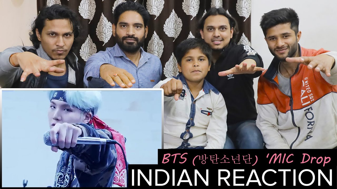 indian reaction to bts mic drop Song