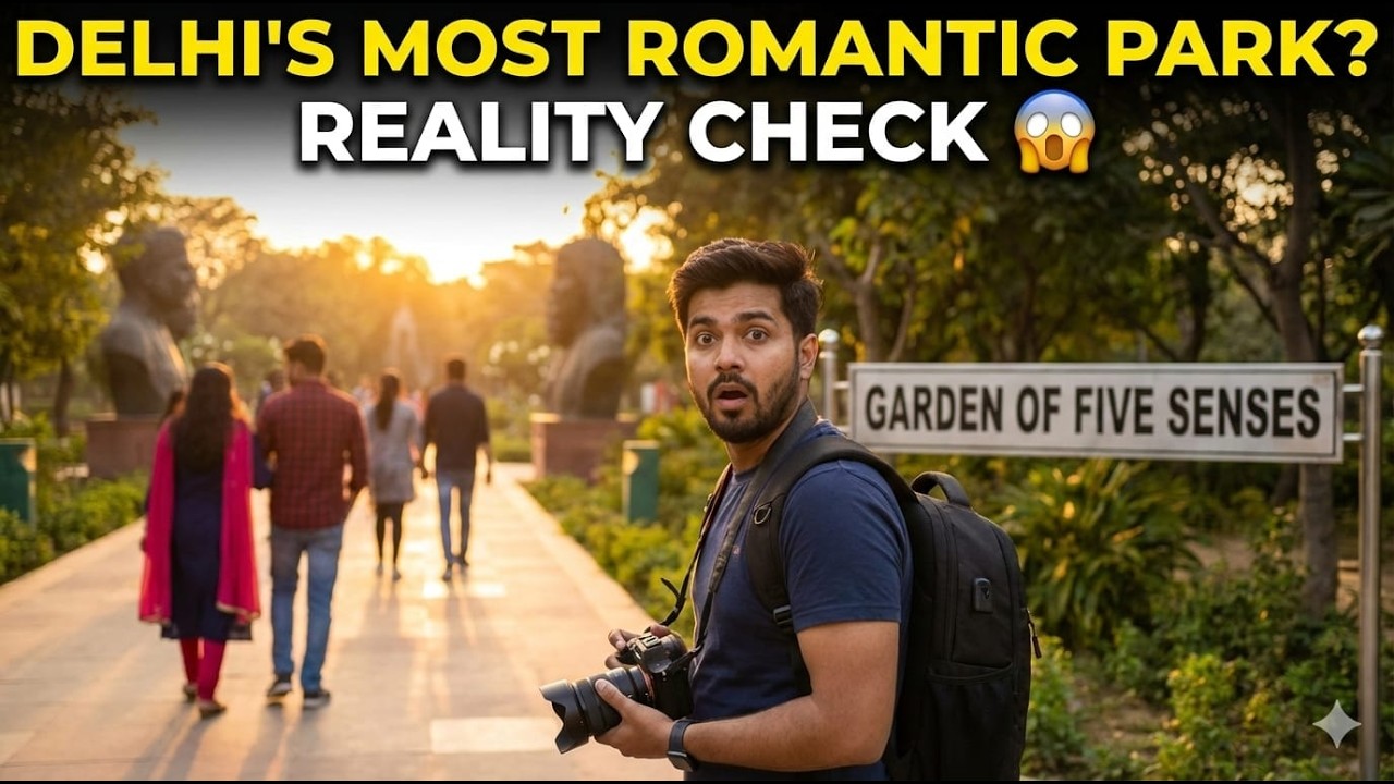 Garden of Five Senses Saket Guide | Ticket, Metro Route & Best Time to Visit | Delhi Tourism #delhi