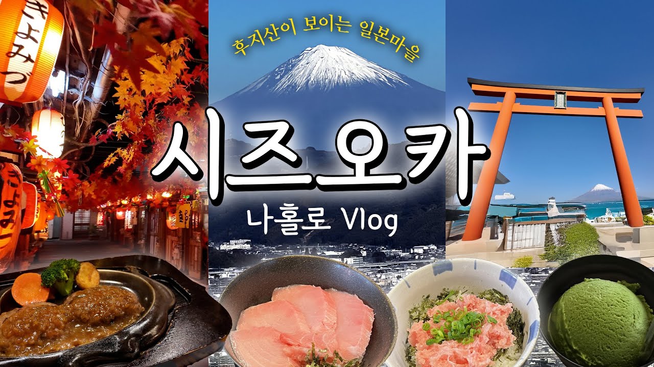[Vlog] 나 혼자 '시즈오카' 2박3일 여행 브이로그 l 먹거리여행 그리고...후지산!