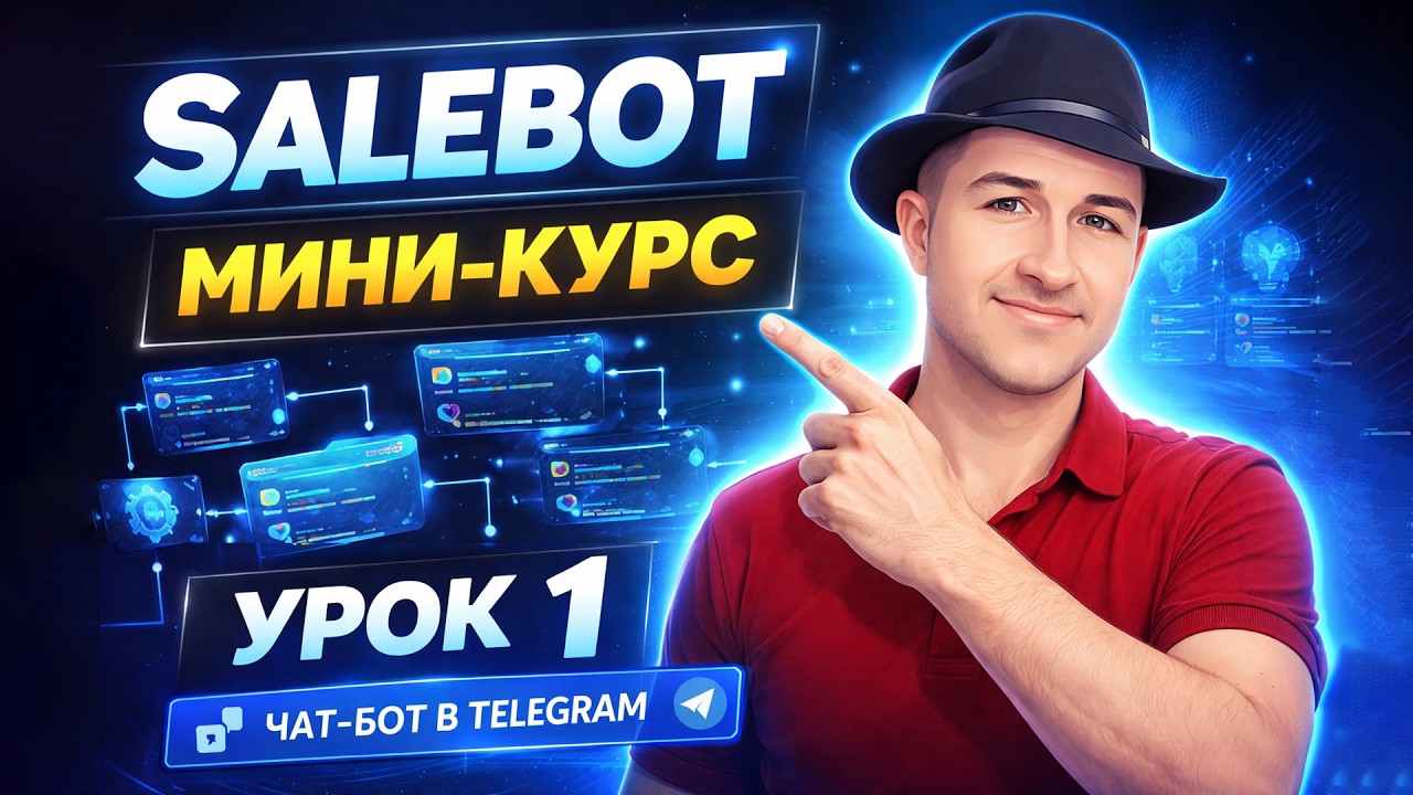 Salebot.Pro: бесплатный мини-курс по созданию чат-ботов в Telegram. Урок 1