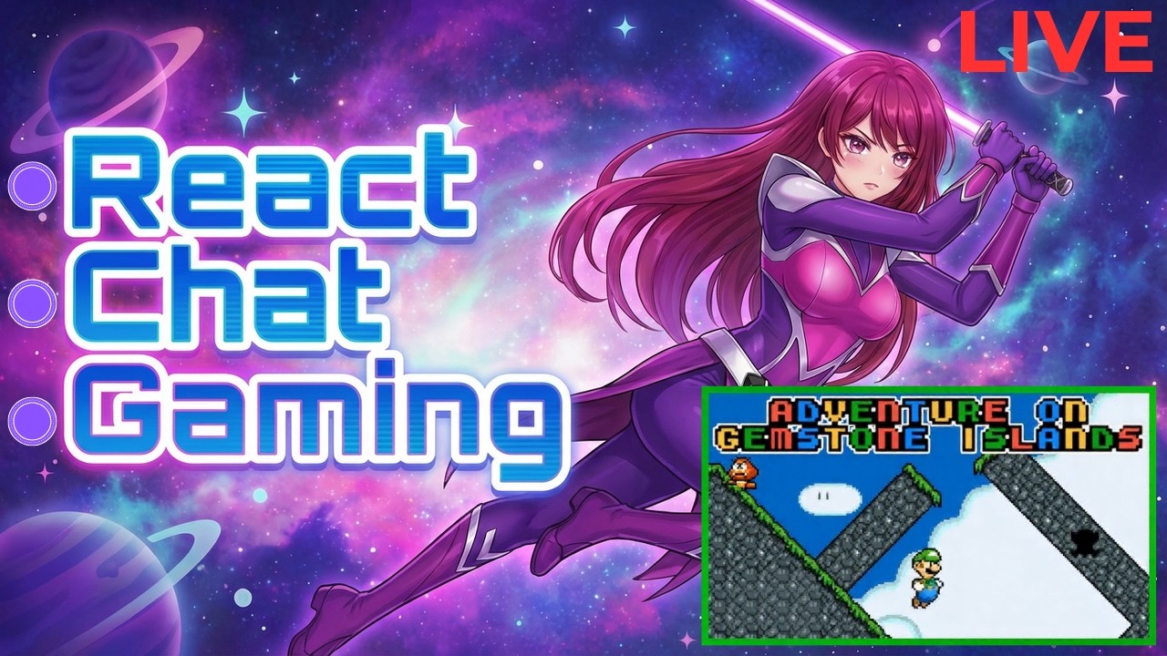 🔴-LIVE- {Jedi Ranger Vtuber} Thursday Chat + Mario Adventures On Gemstone Islands Rom Hack Fun! 🌟