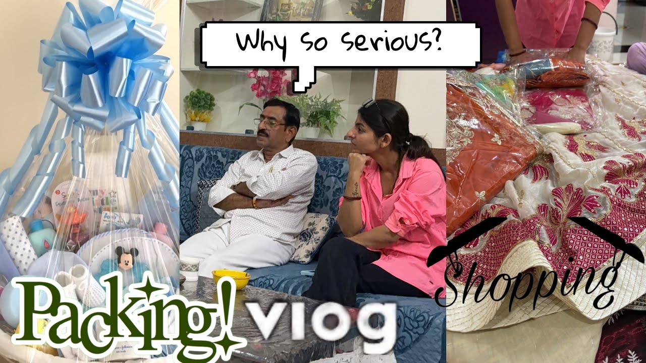 Serious discussion❓packings | shopping | fun conversation | vlog | rajpurohit | 