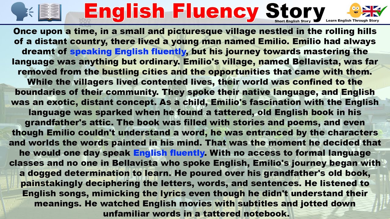 English Fluency Story 📕 English Short Story 🗣 Learn English Through Story