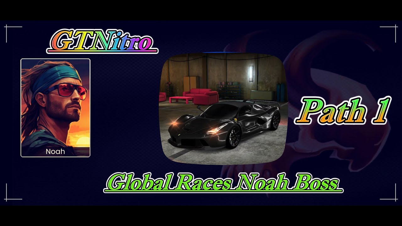 Noah Boss's Journey in GTNitro's Global Races: Path 1 Unraveled