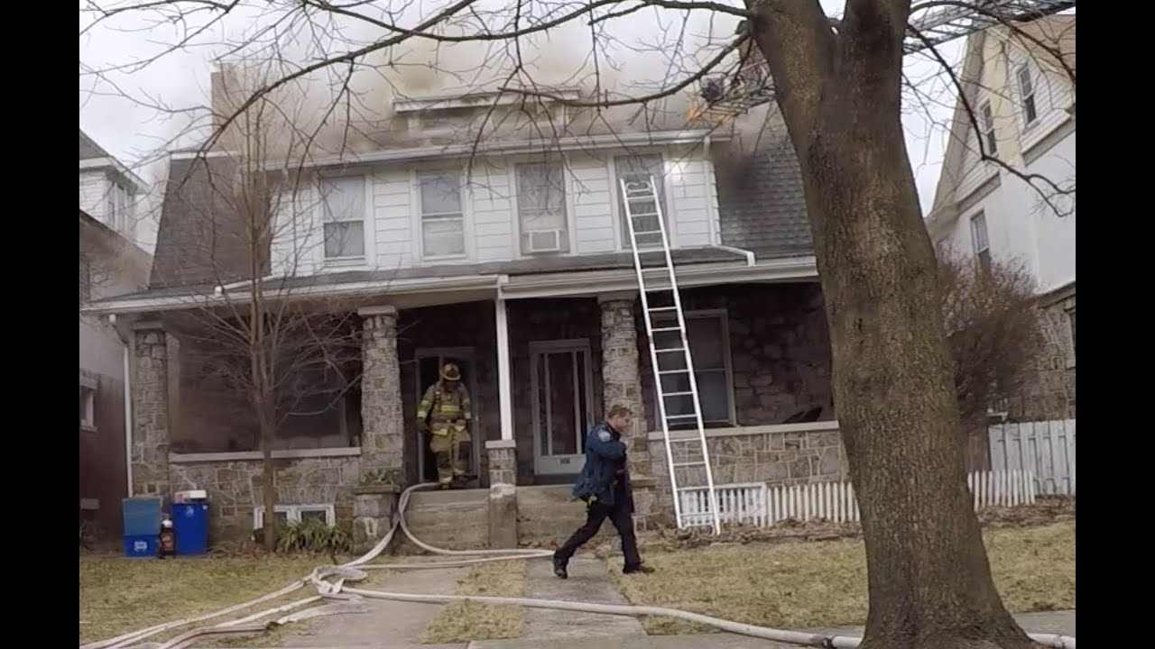 Harrisburg City, PA 1st Alarm House Fire in The Uptown