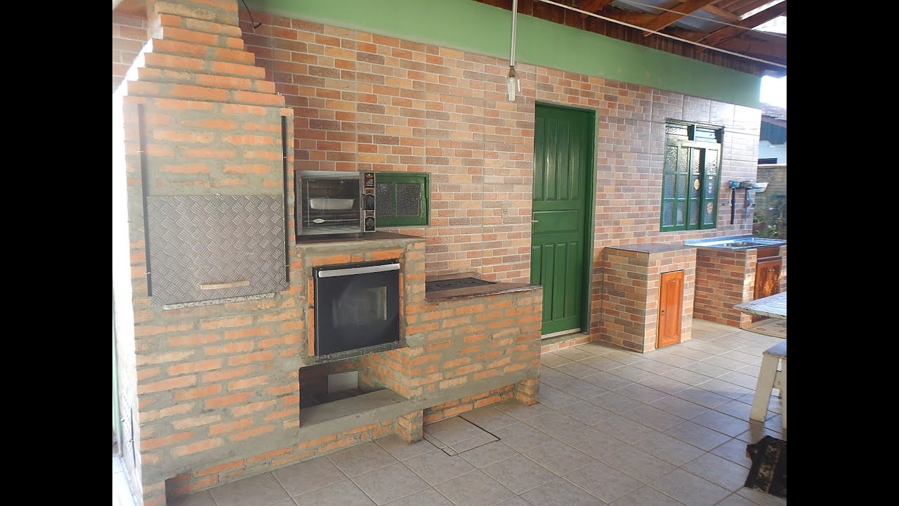 Churrasqueira Fogão a lenha Forno e Defumador passo a passo