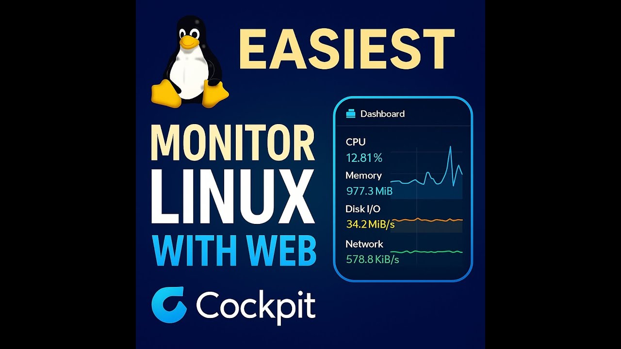 The Easiest Way to Monitor Your Linux Server with a Web UI (Cockpit Full Guide)