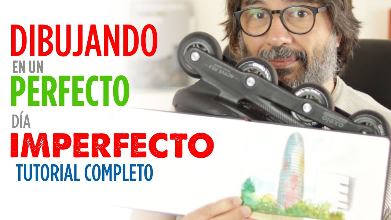 DIBUJANDO EN UN PERFECTO DÍA IMPERFECTO + TUTORIAL con ROTULADORES ACUARELABLES | BARCELONA | VLOG 2